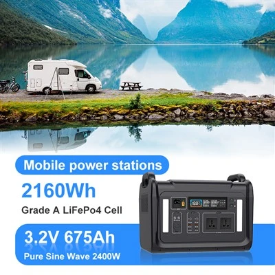 Deyò Ijans Solè Power Station 2400W Portable Lithium Battery 2160Wh